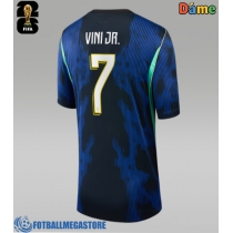 Fotballdrakt Dame Brasil Vinicius Junior #7 Bortedrakt VM 2026 Kortermet